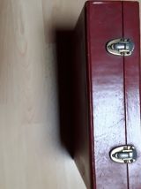 Trousse toilette vintage en cuir
