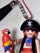 Collier Playmobil pirate, prénom personnalisable