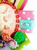 Broche camée sur rosace, broche victorienne