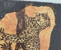 ardoise pense bête "savane"