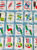 Mille 1000 bornes jeu vintage 1960