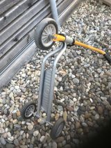 Trottinette vintage 3 roues en métal marque JUDEZ