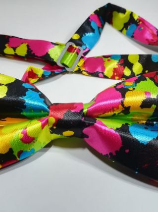 Nœud papillon pop'art neuf 