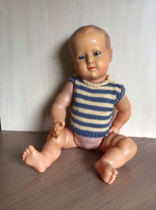 Baigneur Petit Colin tête d’aigle yeux mobiles