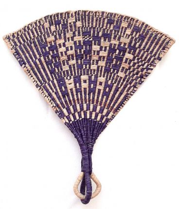 Eventail  africain violet 
