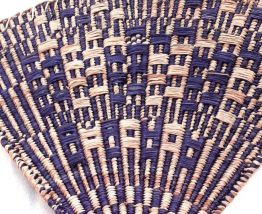 Eventail  africain violet 