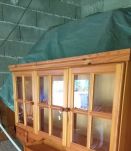  Grand bahut buffet en bois blanc ( ref N9 )