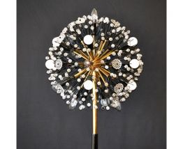 LAMPADAIRE " SNOWBALL" des années 50 - Hauteur 180 cm