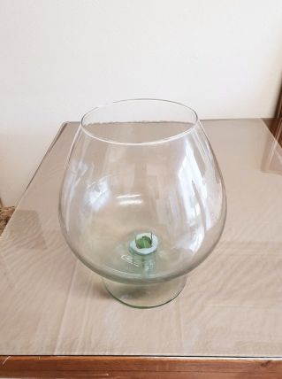 Verre à pied géant H 30 cm pour decoration (ref K16)