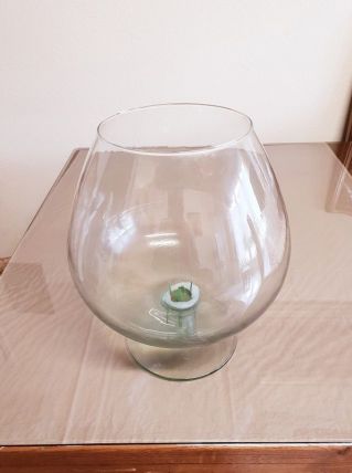 Verre à pied géant H 30 cm pour decoration (ref K16)