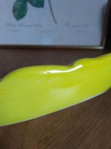 Feuille en céramique jaune