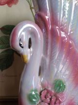 Vase Cygne Kitsch Vintage