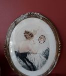Tableau ancien signé Abely