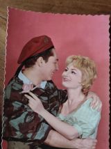 20 cartes postales vintage 60' authentiques couple militaire
