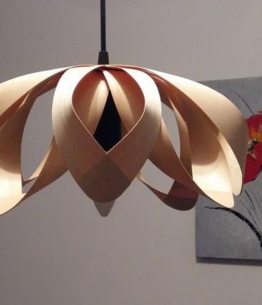 Suspension  en bois
