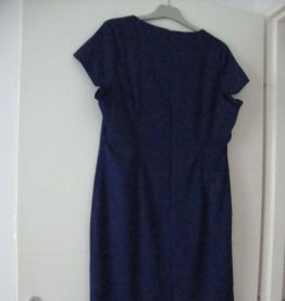 Robe vintage bleu marine  T 46