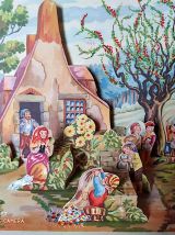 Le petit poucet - Livre à système relief  1950 Ed. LUCOS