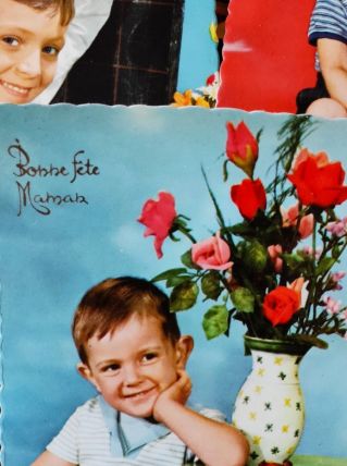 20 cartes postales Vintage authentiques années 60