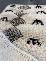 Tapis berbere marocain beni ourain 70x160cm