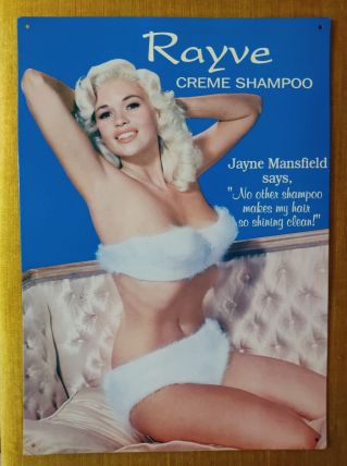 Affiche métallique style rétro