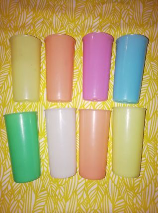 Gobelets pastel TUPPERWARE 