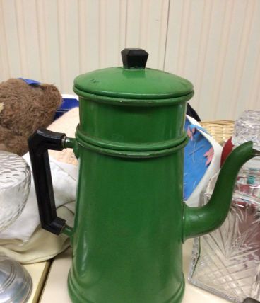 Cafetière émaillée 2 litres 