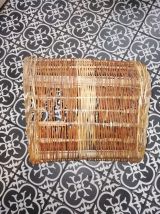 Panier porte buches en osier