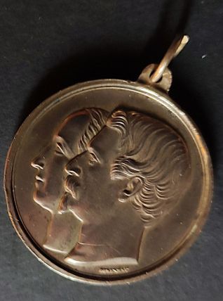 Médaille -1853 - mariage Napoléon III &amp; Eugénie