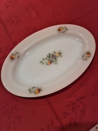 Plat ovale vintage "Arcopal"