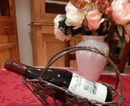 Ancien panier verseuse à vin