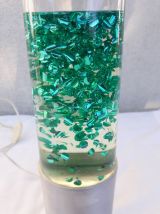 Ancienne lampe paillettes 70's / Luminaire déco vintage