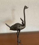 Autruche africaine en laiton