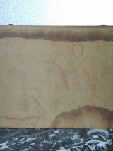 Boite de cubes anciens au sable (Walt Disney)