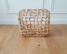 Panier rigide,en jacinthe d'eau