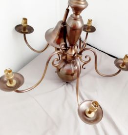 Suspension lustre hollandais 5 branches