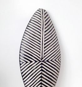 Bouclier ovale Décor africain Bamiléké bois