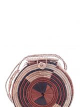 SAC PANIER Africain Rond ,en Raphia