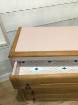 Commode rose années 30/40