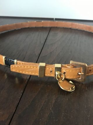Ceinture Cuir Vintage
