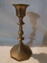 LOT 3 anciens bougeoirs 