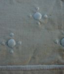 drap début XX ème siècle  2 m 80 x 3 m 50  avec monogramme e