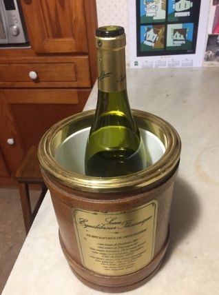 seau équilibreur thermique bois plaqué années 60 