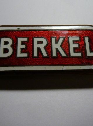 plaque émaillée de la maison  berkel 