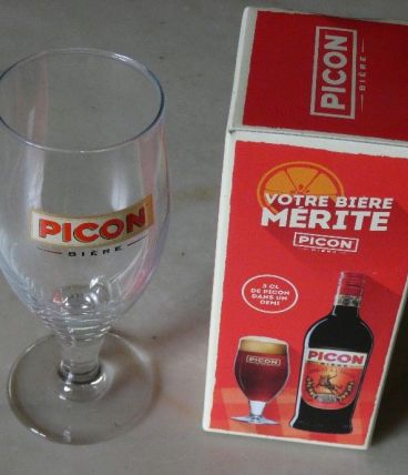 verre collector PICON avec son étui