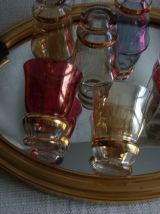 service art déco plateau verres carafe 