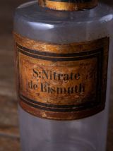 Ancien pot d'apothicaire en verre. 1 litre