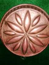 Plat à gâteau en cuivre étamé 
