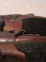 Mocassins Marrons Azzaro T43 Portés une fois.