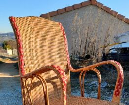Fauteuil rotin