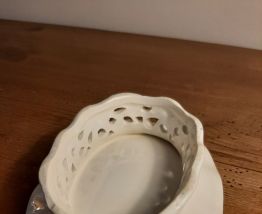 Porte savon ou vide poches style dentelle